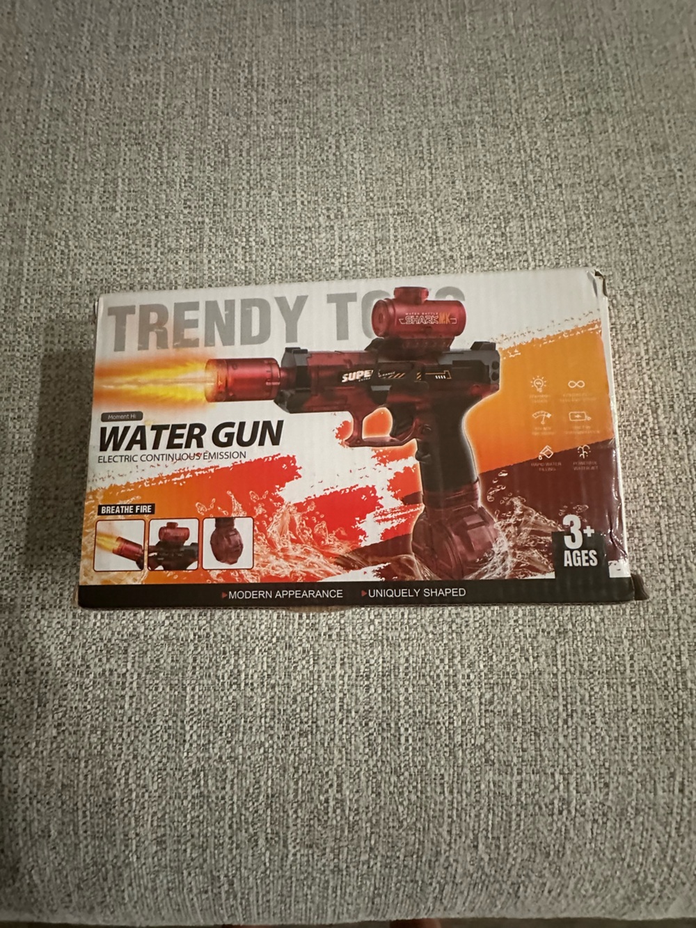 New Red and Black Electric Water Gun